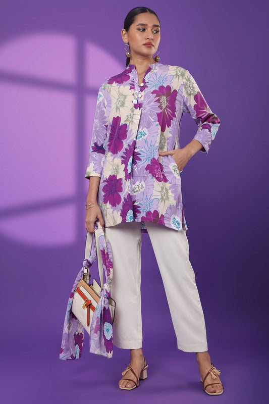 Aanya Multicolor V-Neck Top