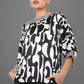 Samara Printed Boat Neck Kimono Top