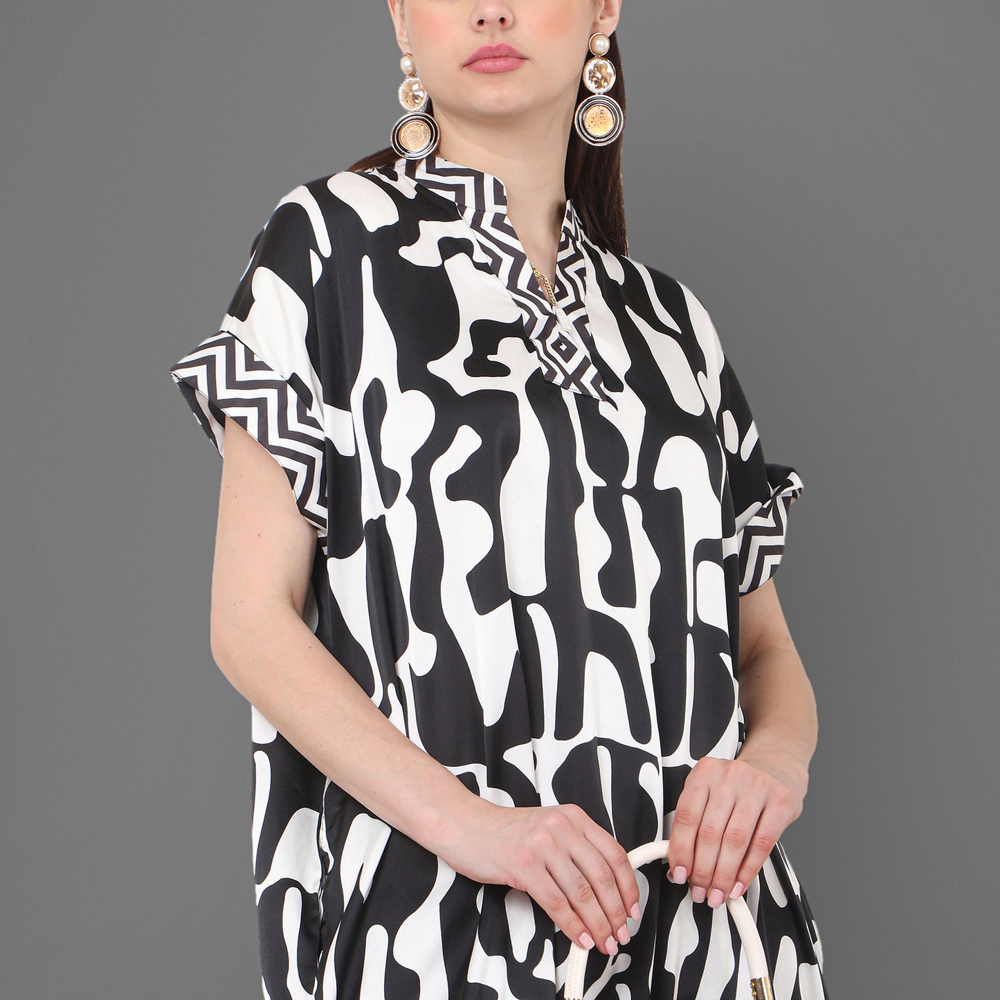 Lily Printed Kaftan Tunic