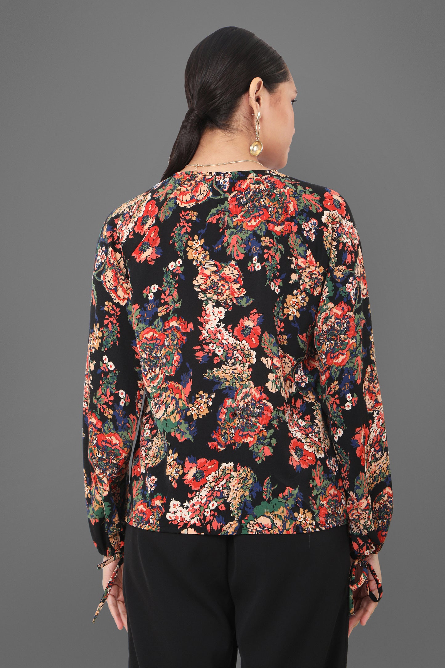 Kuro Floral Printed Top