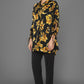 Noir Black And Gold Printed Tunic