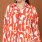 Aya Abstract Swirl Print Top