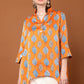 Eva Printed High Low Cut Tunic