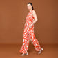 Lisa Abstract Swirl Print Jumpsuit