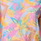 Tropical Printed Cap Sleeve Top – Multi | Viscose Blend