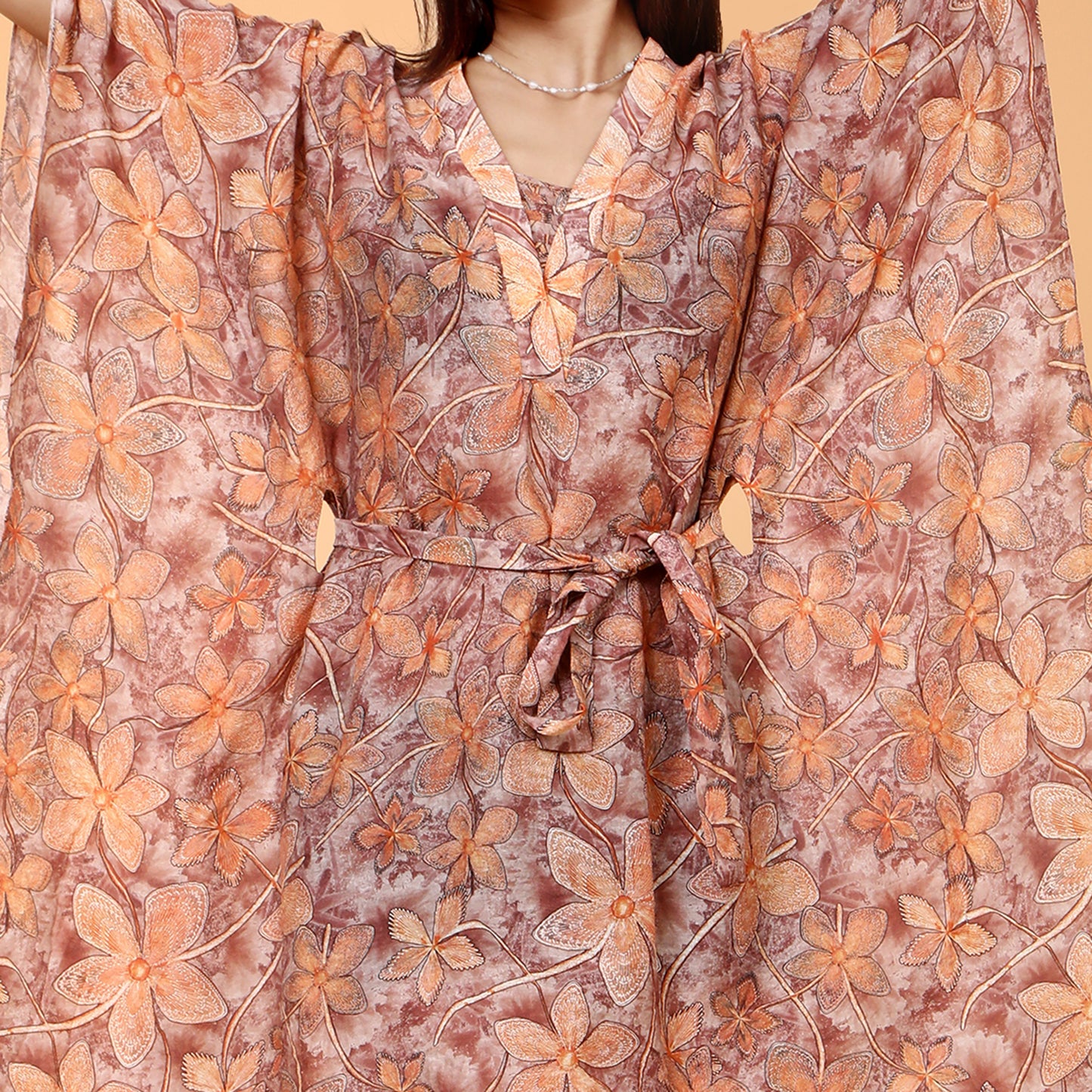 Elysia floral printed kaftan