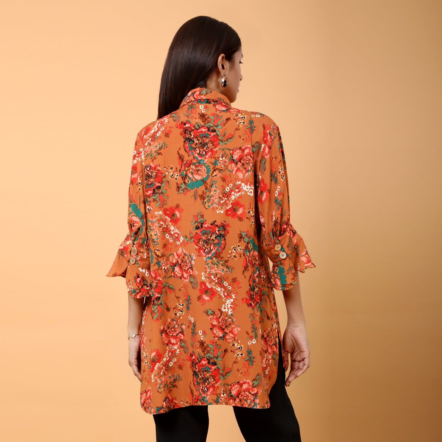 Yuna floral printed tunic