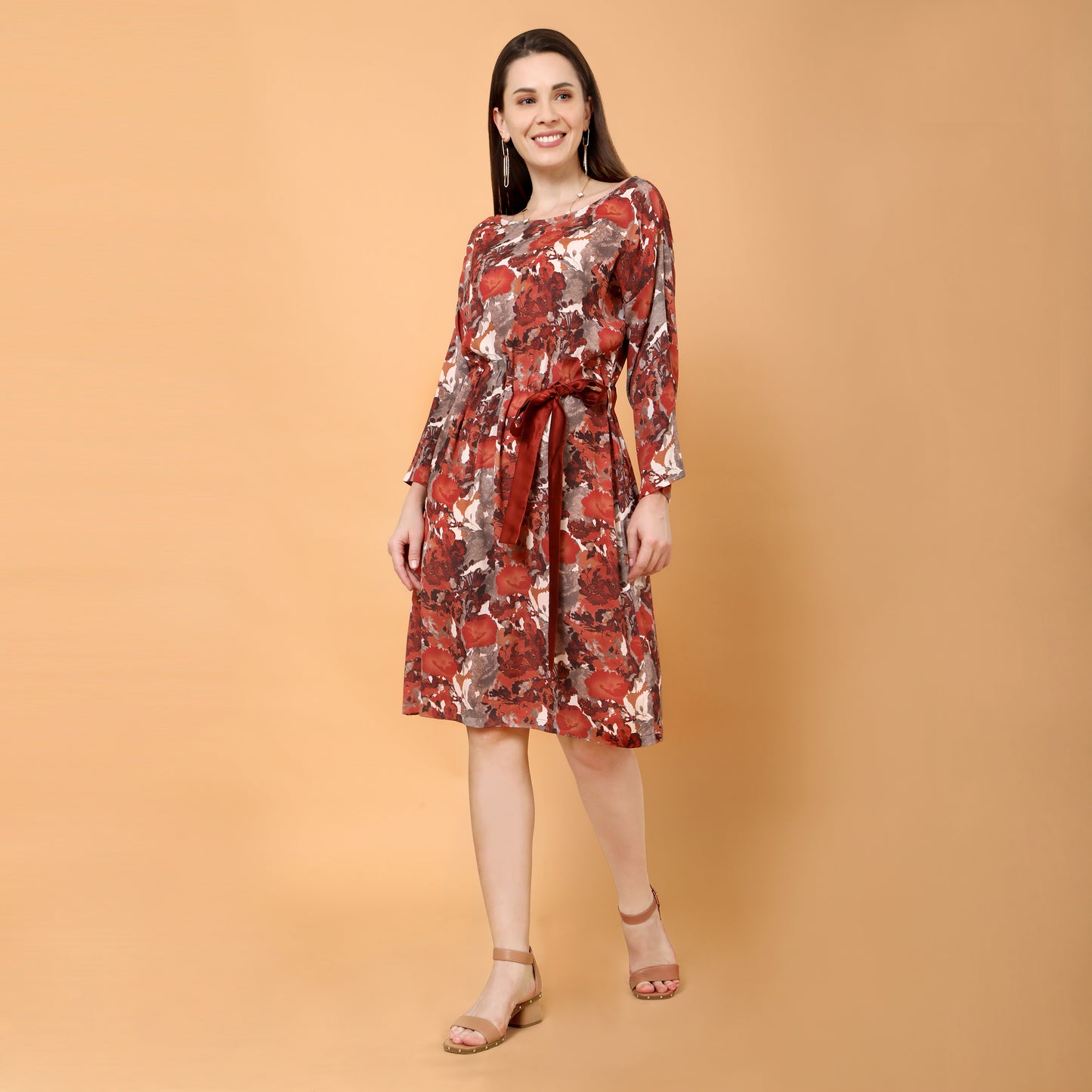 Mila floral printed dress