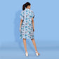 Tahira printed dress