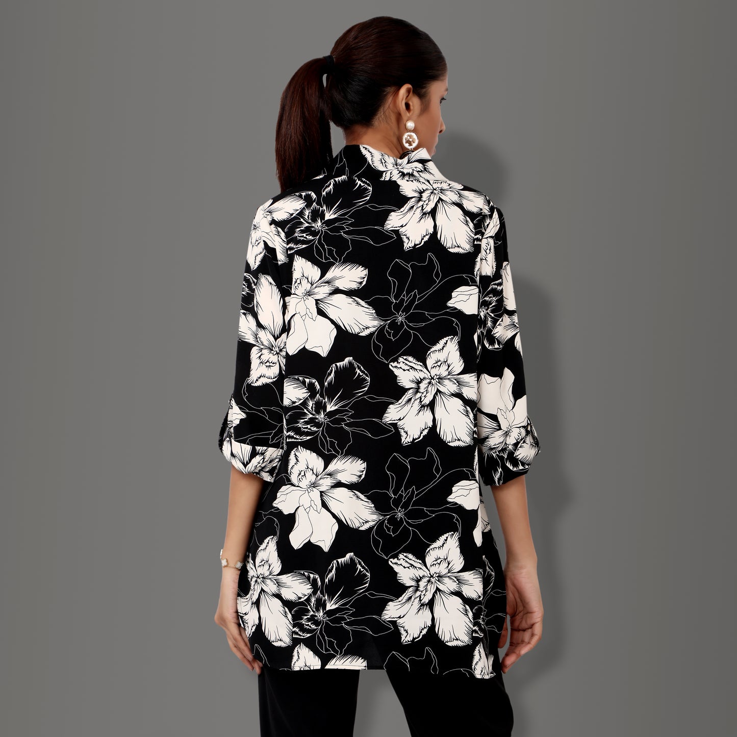 Irina floral printed top