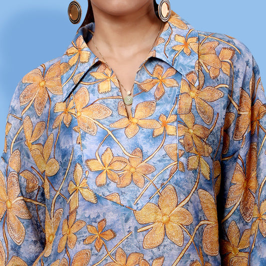 Inaya floral printed top