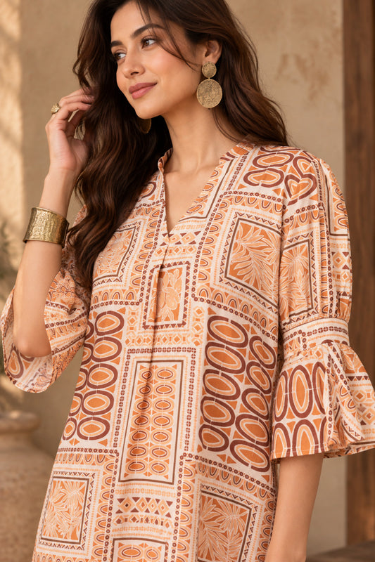 Sunlit Mosaic Dress