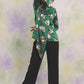 Over Lapping Asymmetric Pleated Top