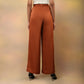 Rust Coloured Flared Pants