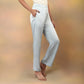 Pastel Blue Flared Trousers