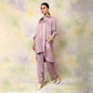 Solid Mauve Co-ord Set Top