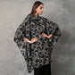 Scarf Print Cowl Neck Kaftan